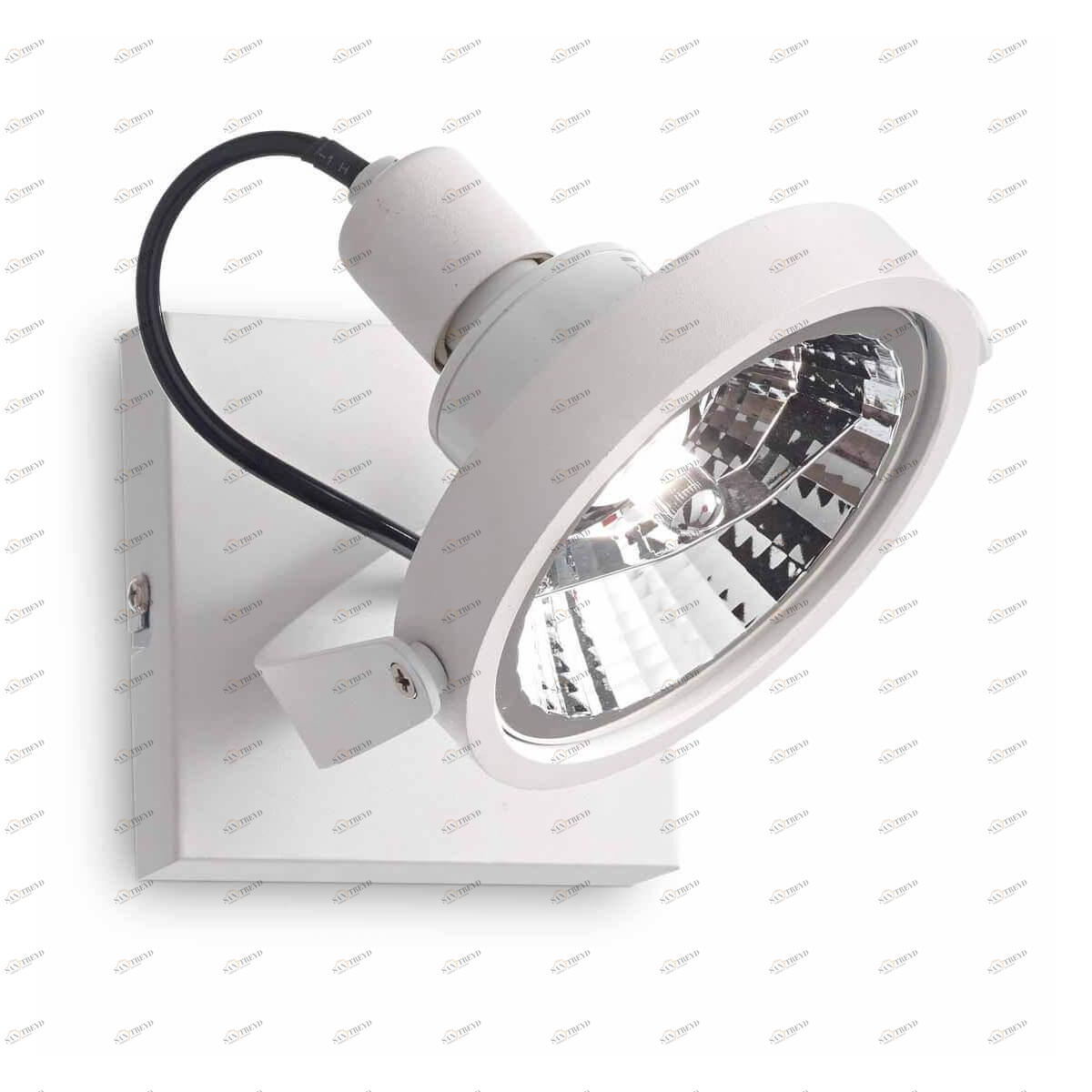 Спот настенный галогеновый белый Glim PL1 Bianco Glim PL1 IDEAL LUX GLIM 00-3949000 Белый 
