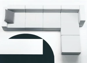 Living Divani Съемный диван Wall