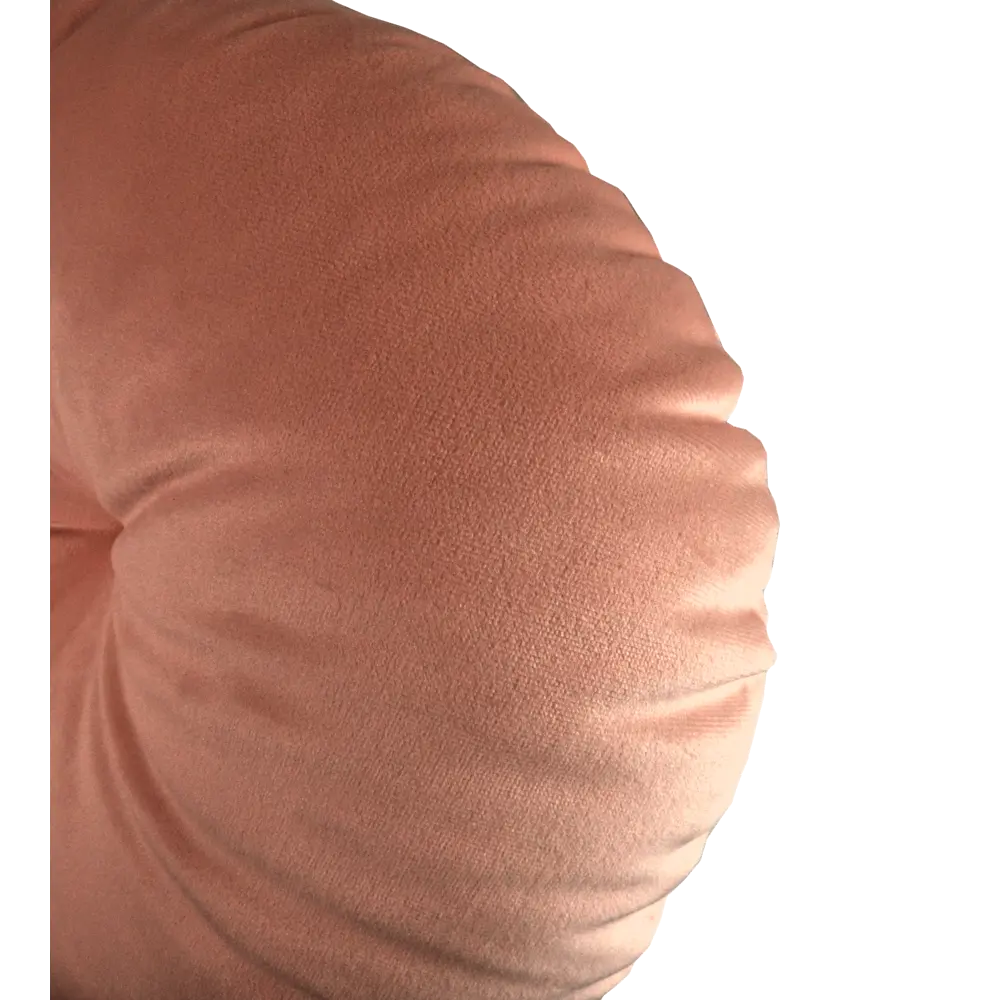 Подушка Бархат ø37 см цвет пепел розы LINEN WAY STLM-2121077 - Вид №2