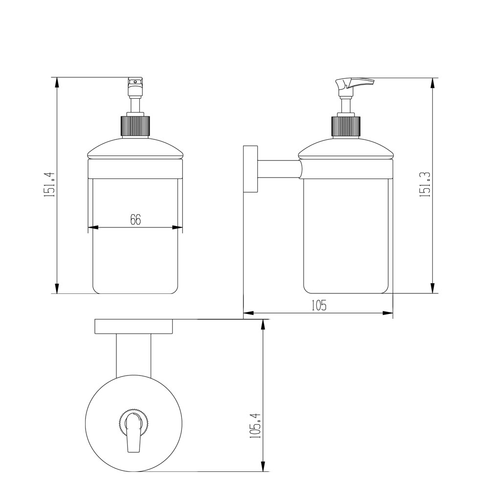 R50115 Дозатор для мыла керамический Raiber  - Вид №2