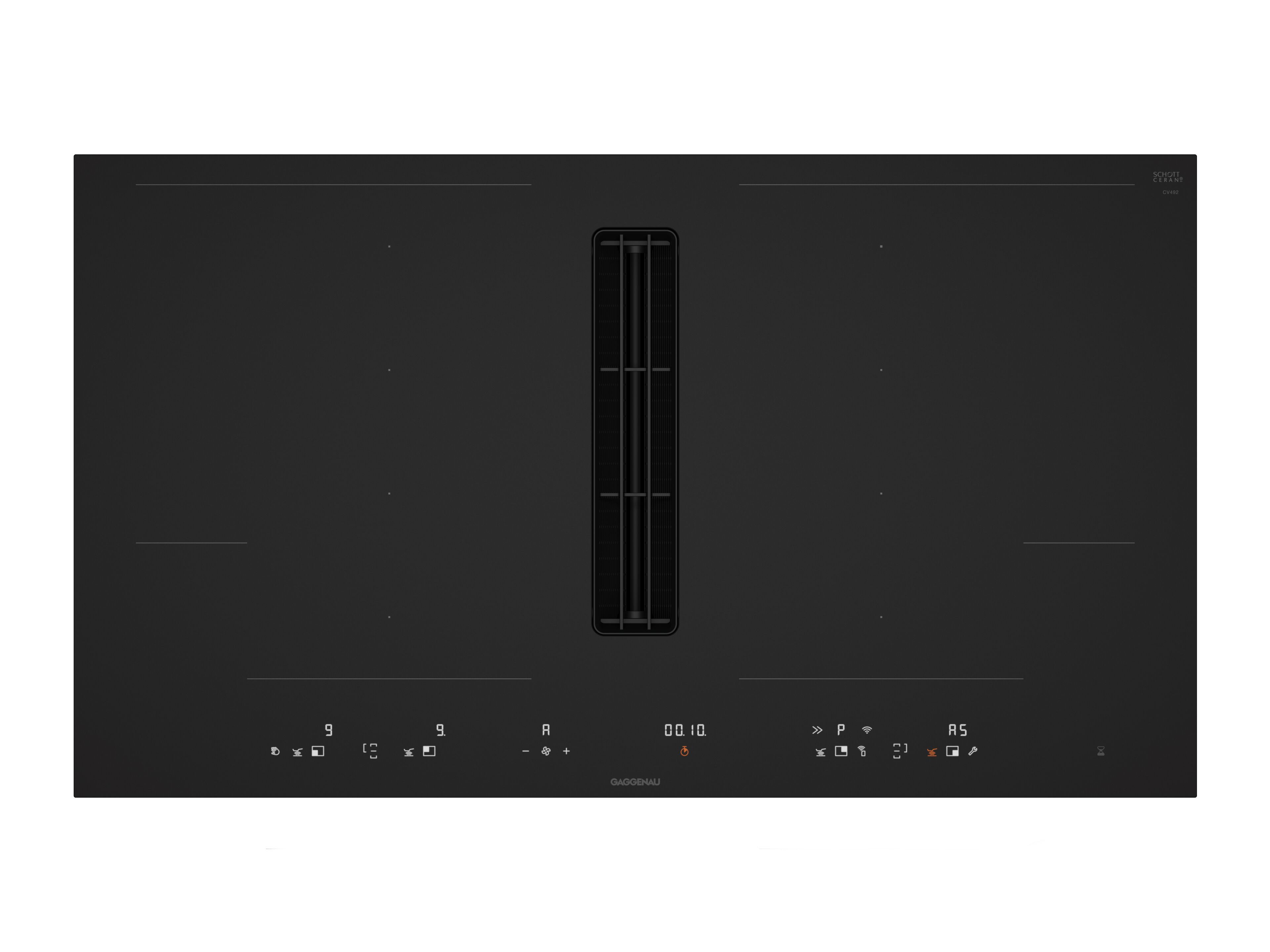 Индукционная плита со встроенной вытяжкой GAGGENAU серия 400 ARCH-00149475 - Вид №1