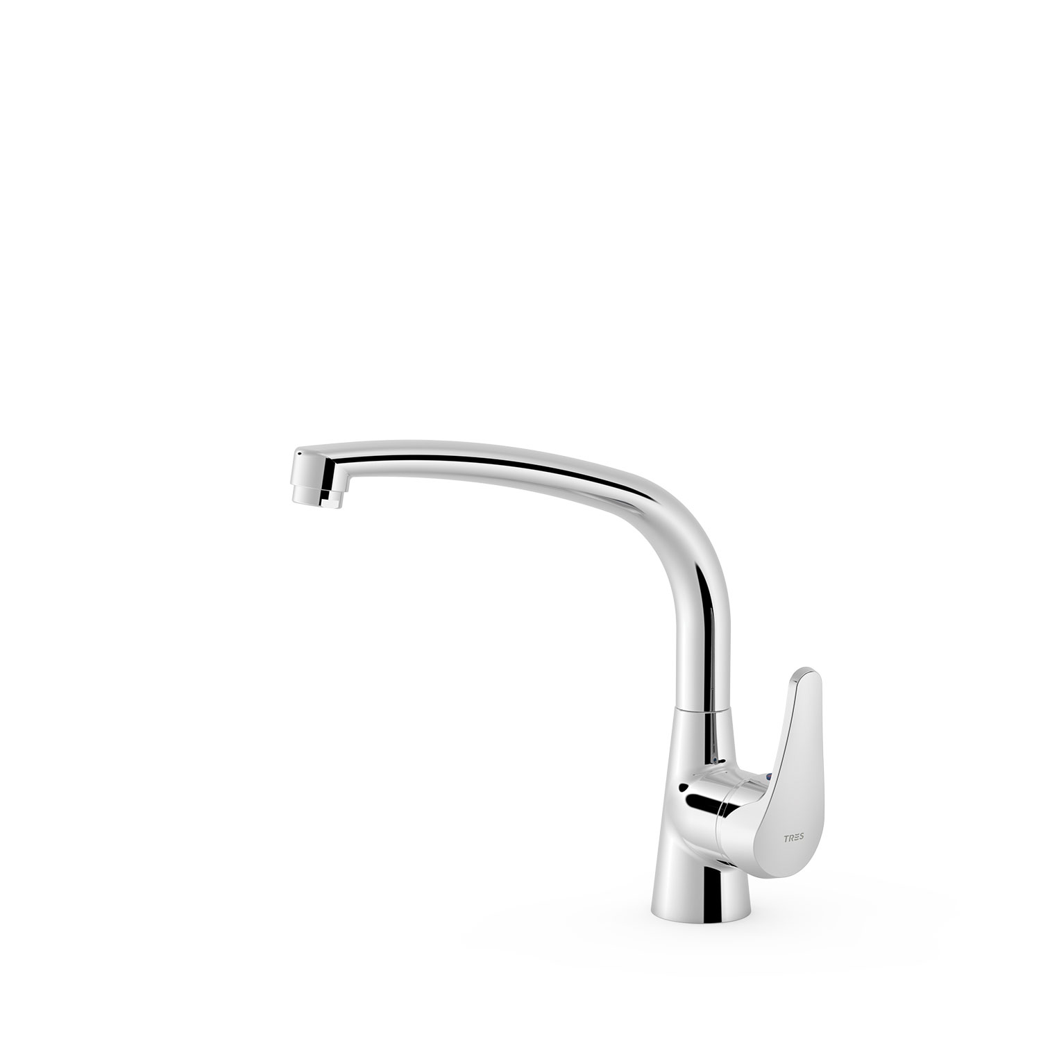 КУХОННЫЙ смеситель с одной ручкой для кухни-07044802 TRES Kitchen