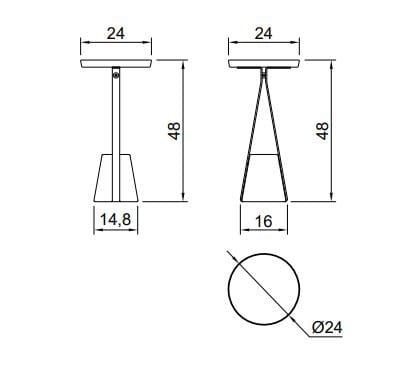 Круглый стол из твердой поверхности с основанием из каррарского мрамора Antoniolupi Halo ARCH-00066966 - Вид №8
