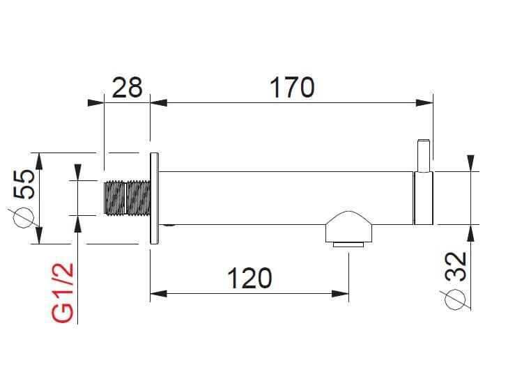 Выход воды из нержавеющей стали BEAMTECH Timeless ARCH-00152588 - Вид №2