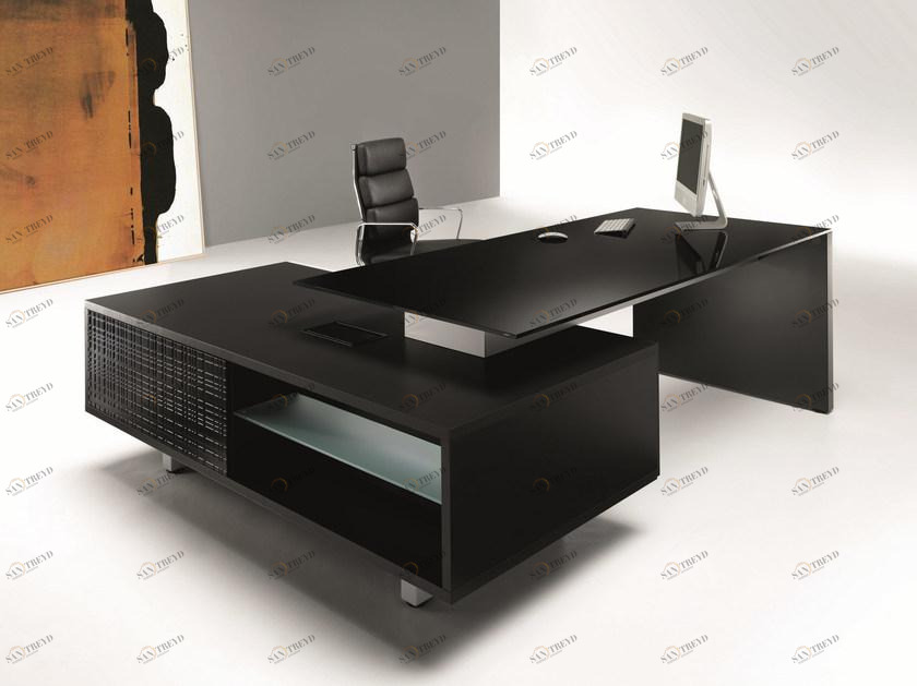 Ultom Лакированный письменный стол со встроенной полкой Modi sun-id-1467060