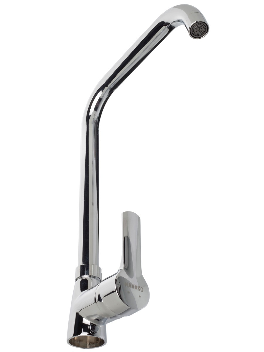 Смеситель для кухни Navako Groove Plus хром NAVAKO 14007 - Вид №1