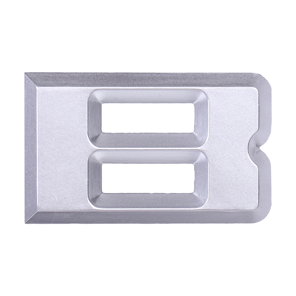 Дверная буква  «В», 37х6х60 мм, матовое серебро LJPS0078 Public Steel Россия 