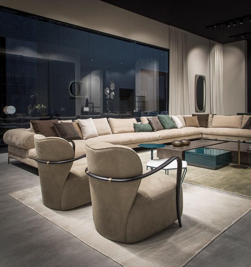 SELVA Мягкое кожаное кресло с подлокотниками  1172  - Вид №16