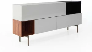 Porro Буфет из лакированной древесины Modern