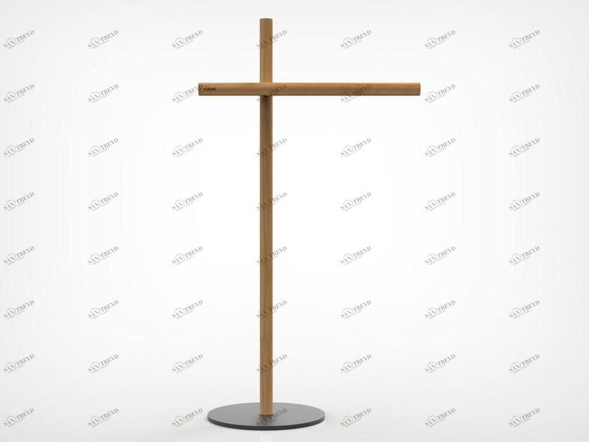 Boffi Держатель для полотенец стоя из ироко Twig sun-id-1437744