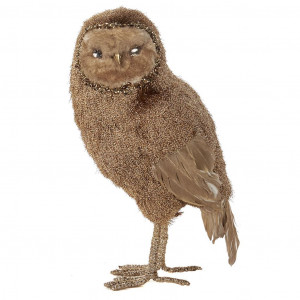 T 75347 Сова, золотой, 32 см GOODWILL