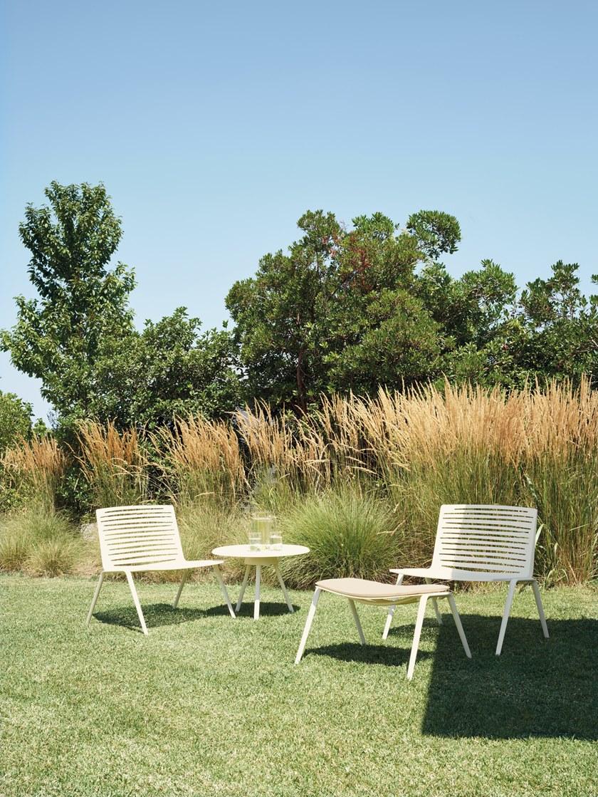 FAST Круглый алюминиевый садовый столик Zebra 420 - Вид №1