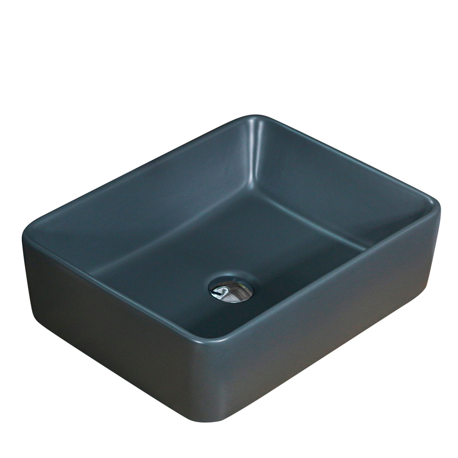 Накладная раковина melana mln-320324mdg матовая темно-серая 320324MDG-805 - Вид №1