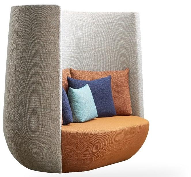 ROSSIN 2-х местный тканевый диван с высокой спинкой Nido sun-id-1500118 - Вид №2