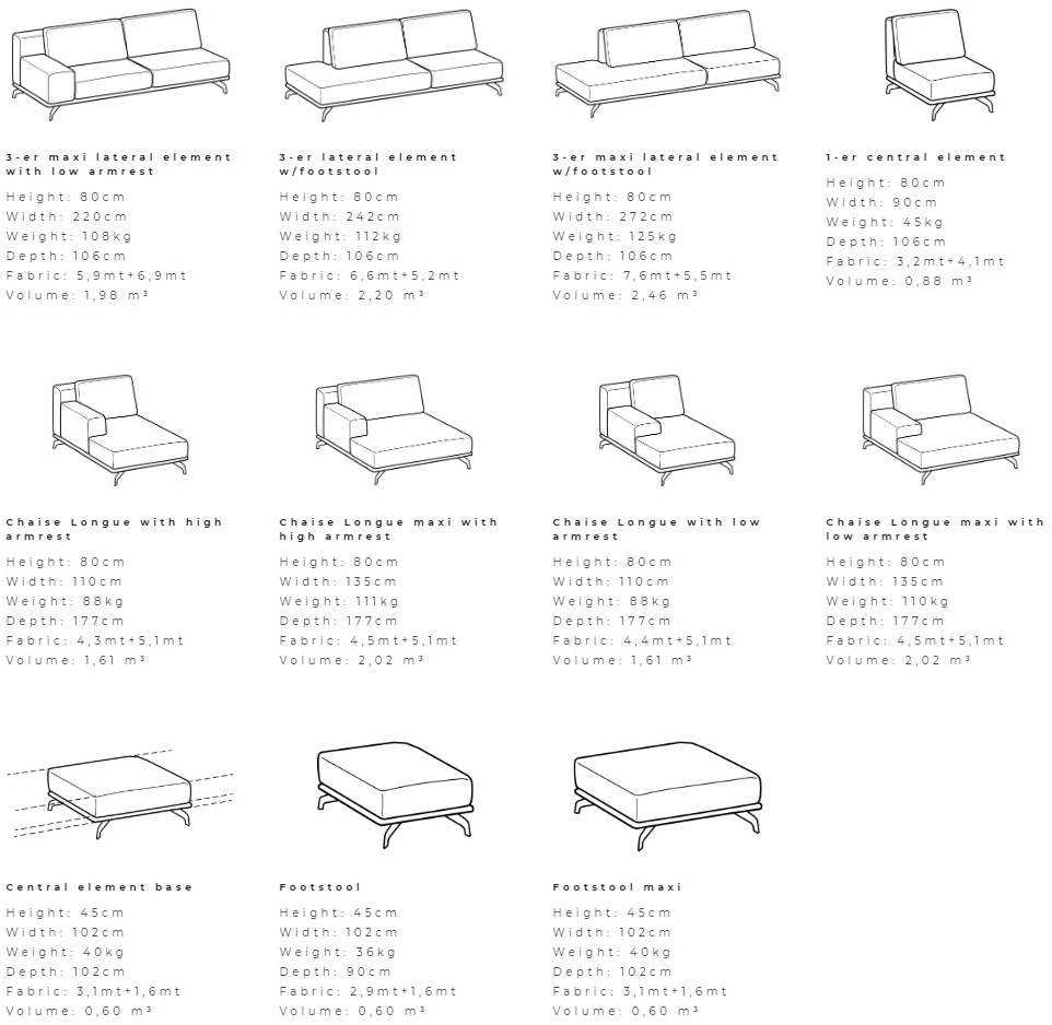 Ditre Italia Модульный тканевый диван sun-id-1387506 - Вид №5