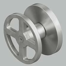 Quadrodesign Настенный гидропрогрессивный смеситель из нержавеющей стали Valvola02 20 63