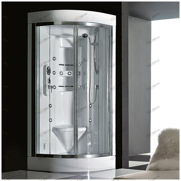 Душевая кабина Gruppo treesse Acquazzurra 90 STB-B7597S белая с гидромассажем угловая левая STBB7597S