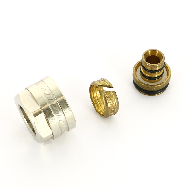 Соединитель (евроконус) для металлопластиковой трубы обжим HENCO 16х3/4" EK16 - Вид №1