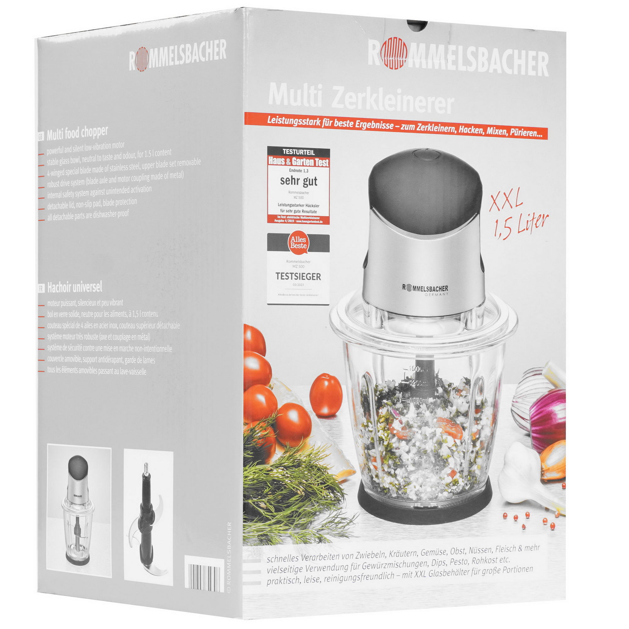 5071406 Измельчитель  ROMMELSBACHER MZ 500 черный STDN-0067959 - Вид №5