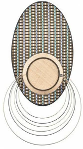 Market Set Настенный светильник из ткани Massai 653785