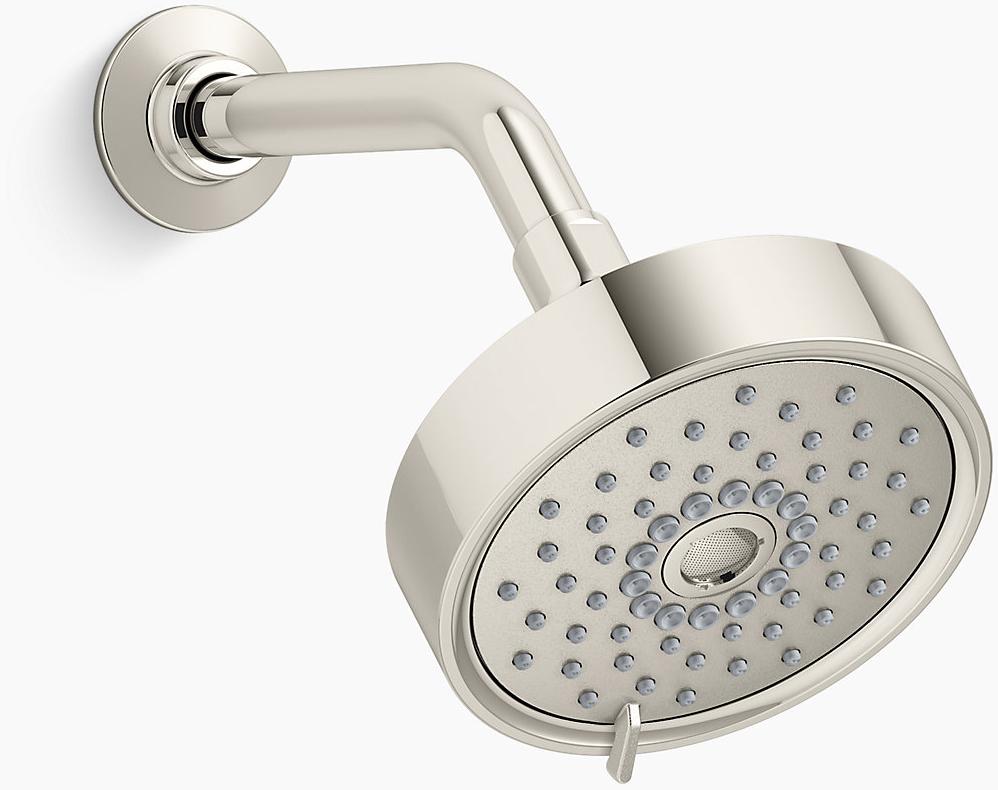 KOHLER Многофункциональная душевая лейка Purist 2,5 галлона в минуту с технологией всасывания воздуха Katalyst K-22170-SN 