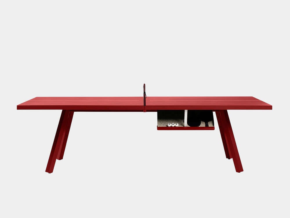 Одноцветный крытый прямоугольный стол для пинг-понга RS Barcelona YOU AND ME ARCH-00086608 - Вид №34