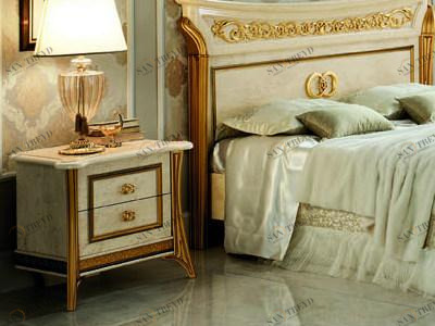 Arredoclassic Прямоугольная тумбочка из дерева с ящиками Melodia sun-id-1460246