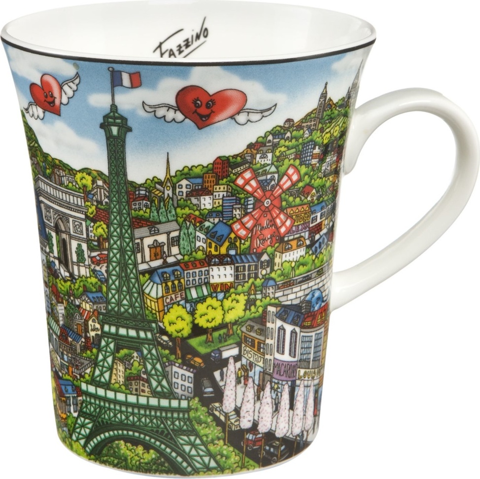 10638382 Goebel Кружка "Hавести меня в Паpиж" FA Фарфор 