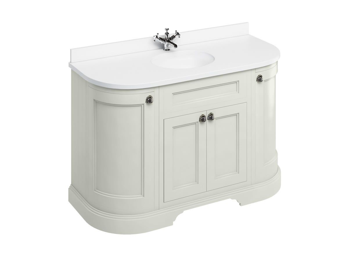 Напольный шкаф для умывальника из МДФ с дверцами Burlington MINERVA ARCH-00141016 - Вид №12