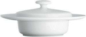 10642802 Furstenberg Чаша с крышкой Furstenberg "Вагенфельд" 16см (белая) Фарфор