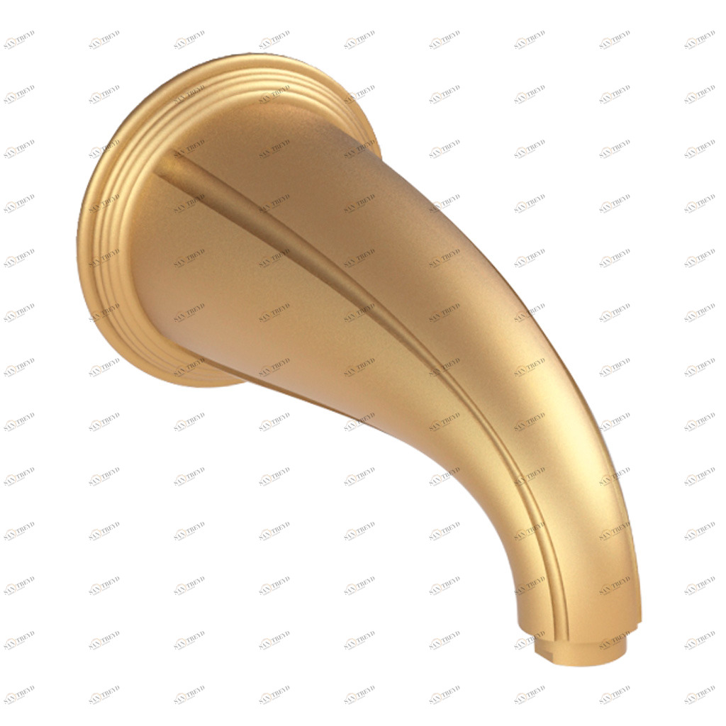 C39-3WS1 C39-3WS1 Излив на ванну настенный АЛИЗЕ КАННЕЛЕ Cristal & Bronze ALIZÉ CANNELÉ 