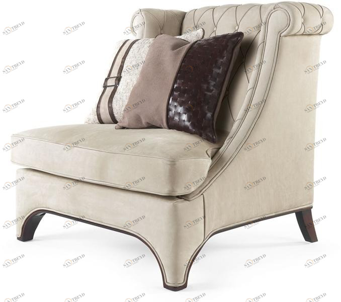 Gianfranco Ferré Home Стеганое кожаное кресло Bradmore Brd.221.a