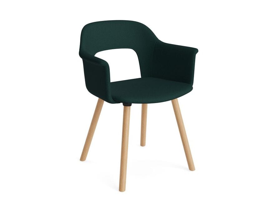 Мягкое кресло с открытой спинкой с подлокотниками Hay макет ARCH-00068393 - Вид №30