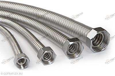 Гибкая подводка из нержавеющей стали 1/2 дюйма, GF15/2000 Flexible hose Россия 