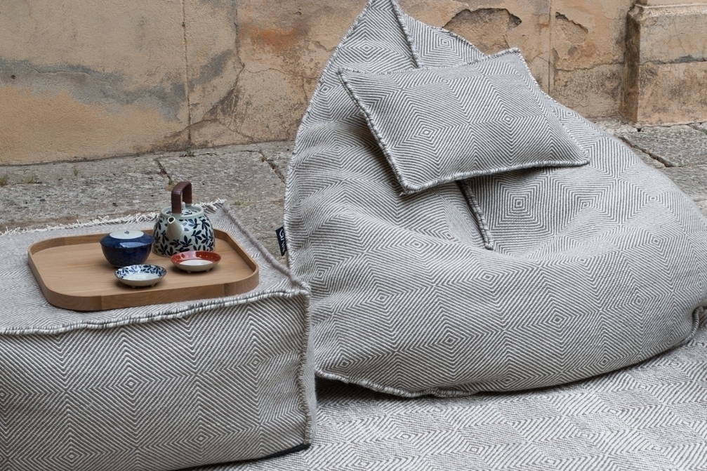 028978 Пуф квадратный Black GAN Sail - Вид №2