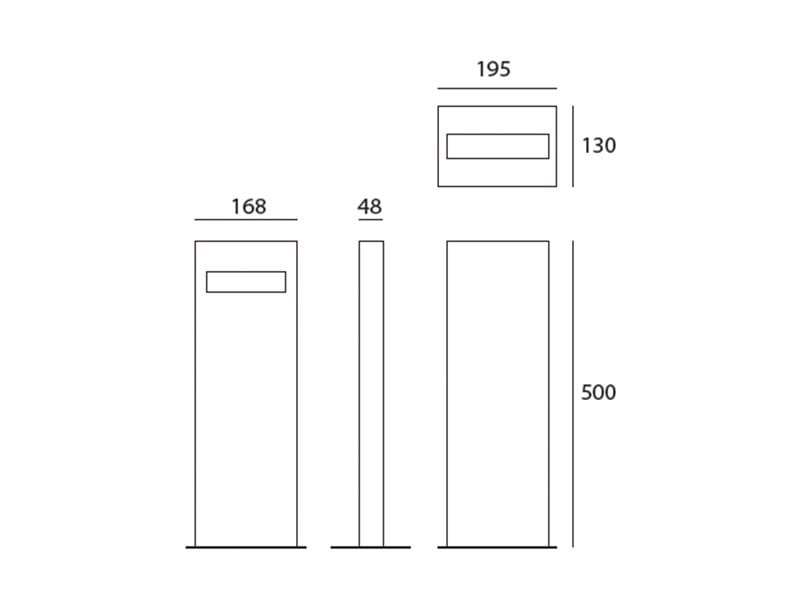 Алюминиевый светодиодный световой столб Artemide ARCH-00102446 - Вид №11