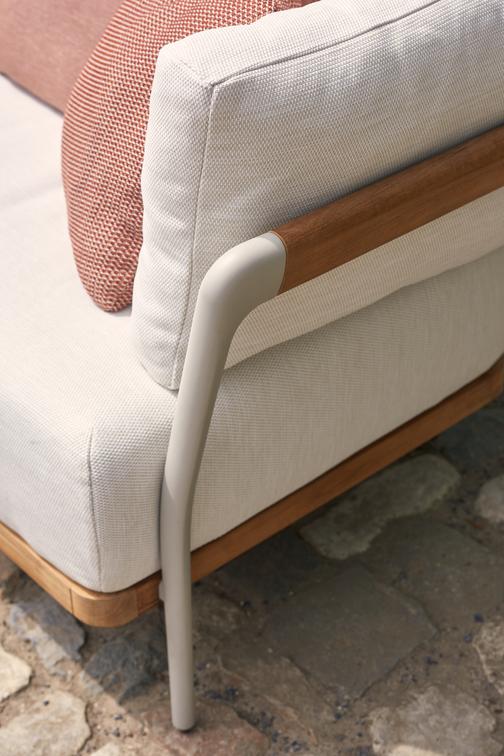 2-мест. teak nero pca черный Manutti Flex MNST509 - Вид №7