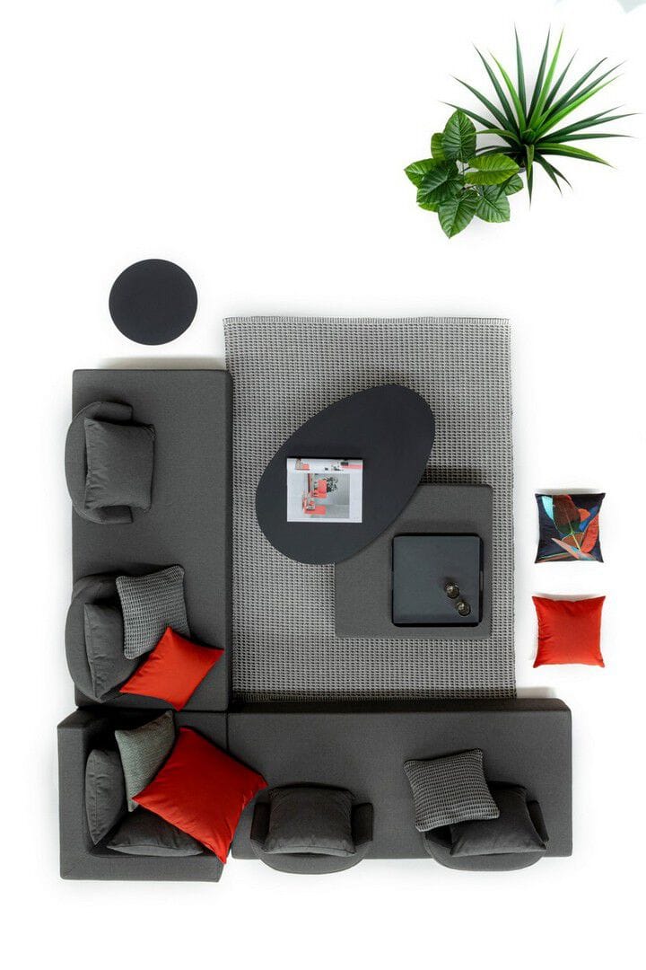 3-местный тканевый съемный садовый диван BIZZOTTO Piper ARCH-00142472 - Вид №15