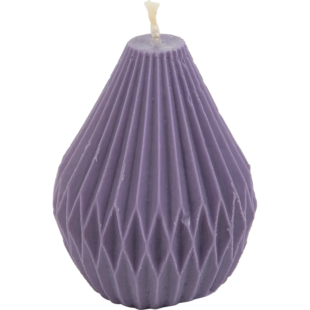 Свеча декоративная Пирамида фиолетовая 7.5 см Santreyd STLM-2028914