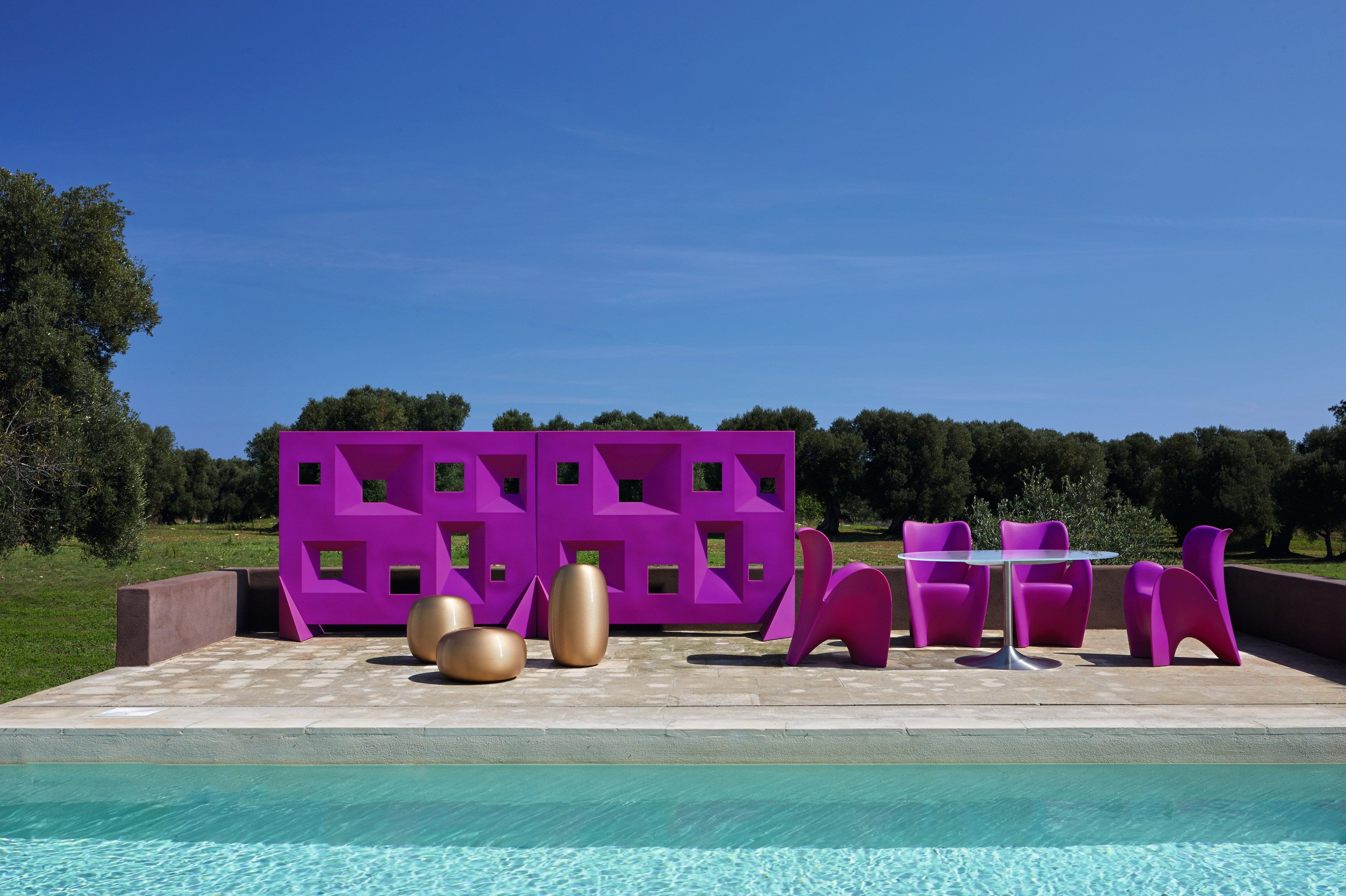 Круглый пуф из Poleasy® MY YOUR Pandora ARCH-00054687 - Вид №6