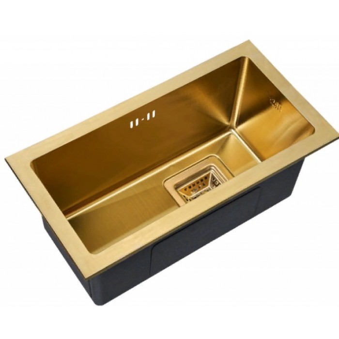 Мойка Zorg SZR-2344 G BRONZE, Zorg SZR 2344 G BRONZE Мойка кухонная прямоугольная Zorg  - Вид №1