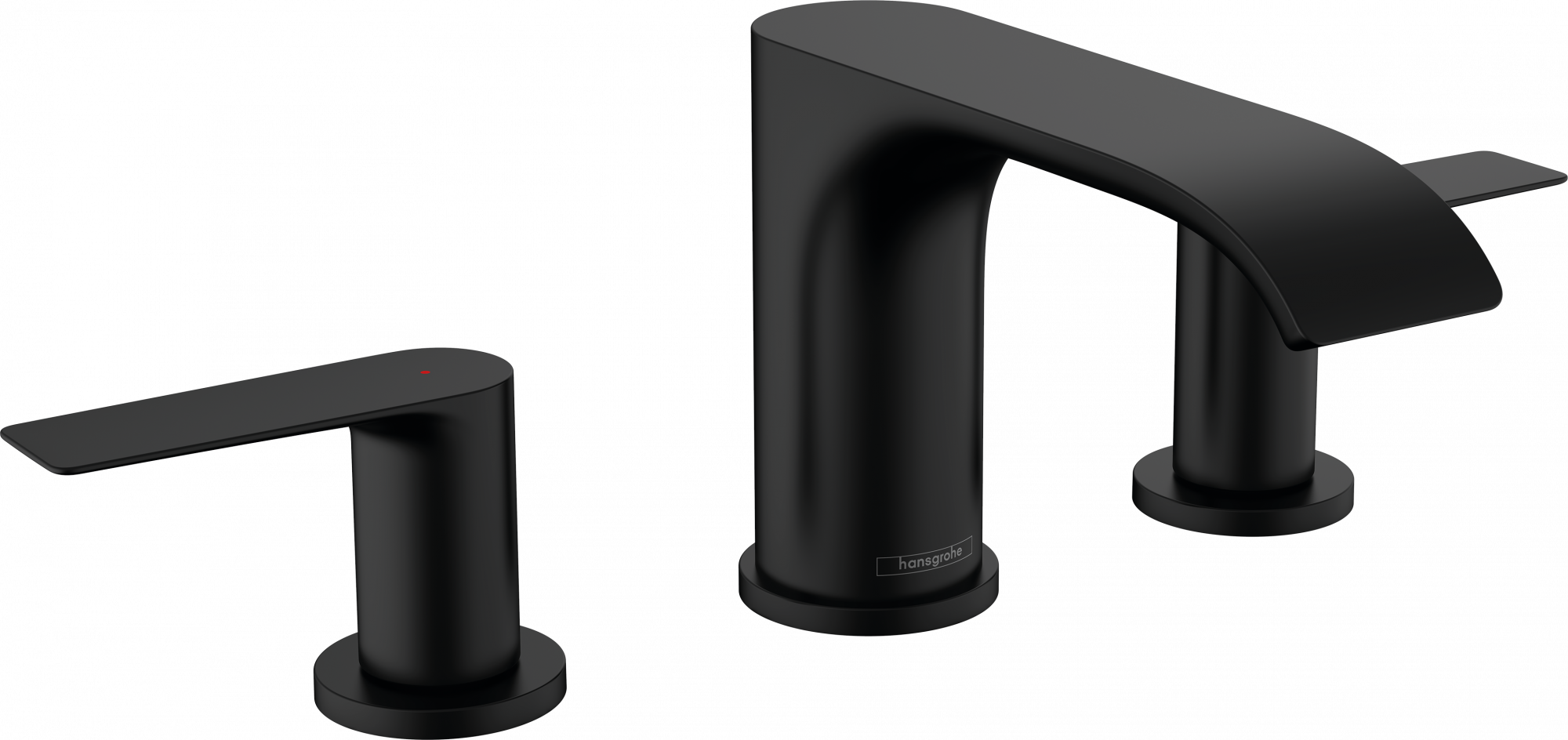 75033670 Смеситель для раковины 90 Vivenis на 3 отверстия со сливным гарнитуром Hansgrohe 