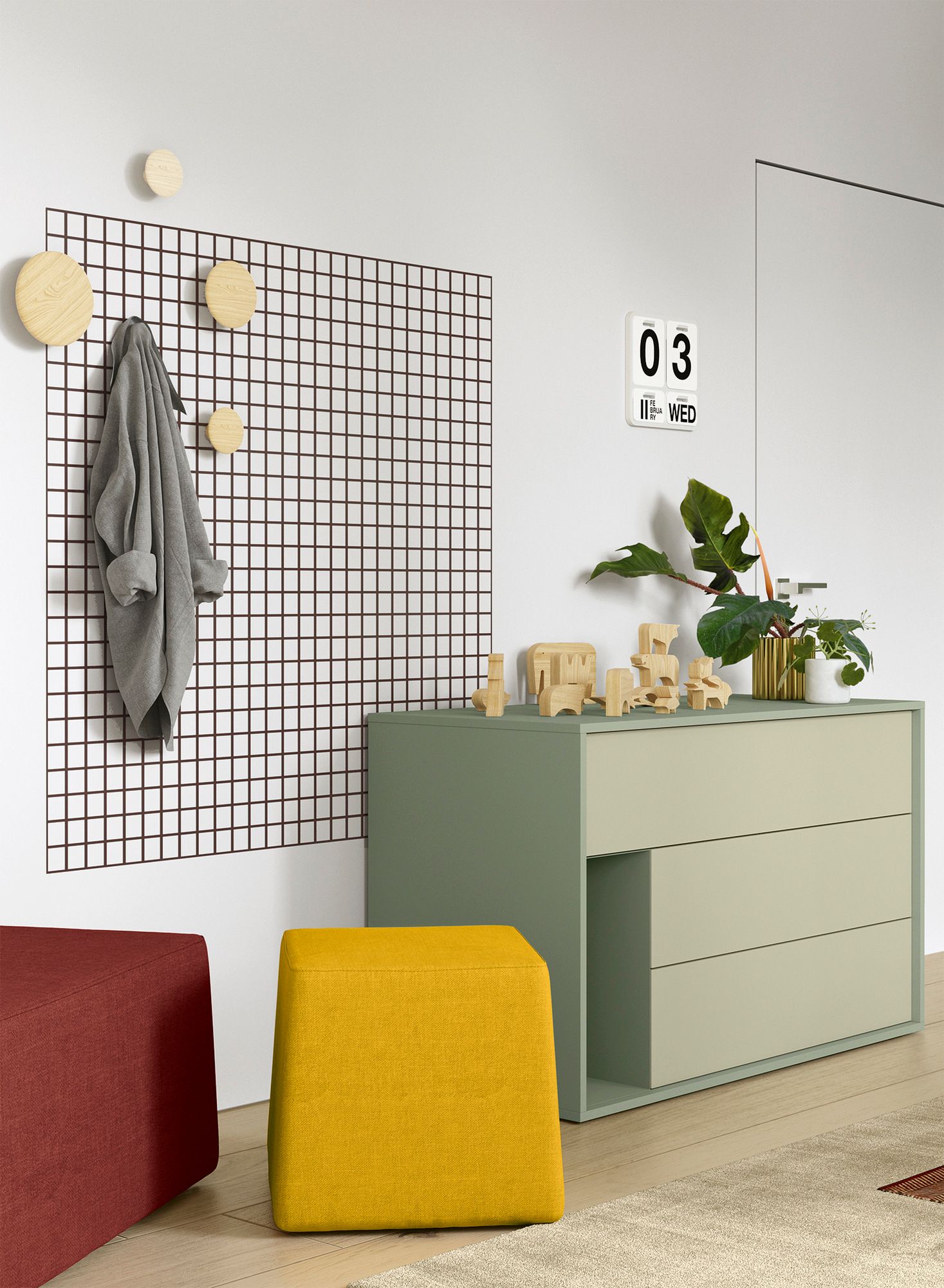 Деревянная спальня для мальчиков на заказ Colombini Casa Golf 2021 ARCH-00139237 - Вид №3