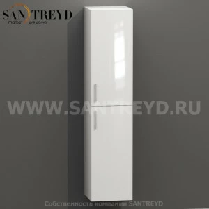 MDC066 Высокий шкаф с двумя створками 160 см белый Globo 4ALL Италия