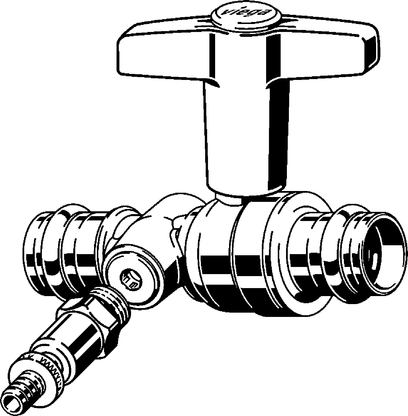 Viega Шаровой кран Easytop 2275.3 (746681) 746 681 - Вид №1