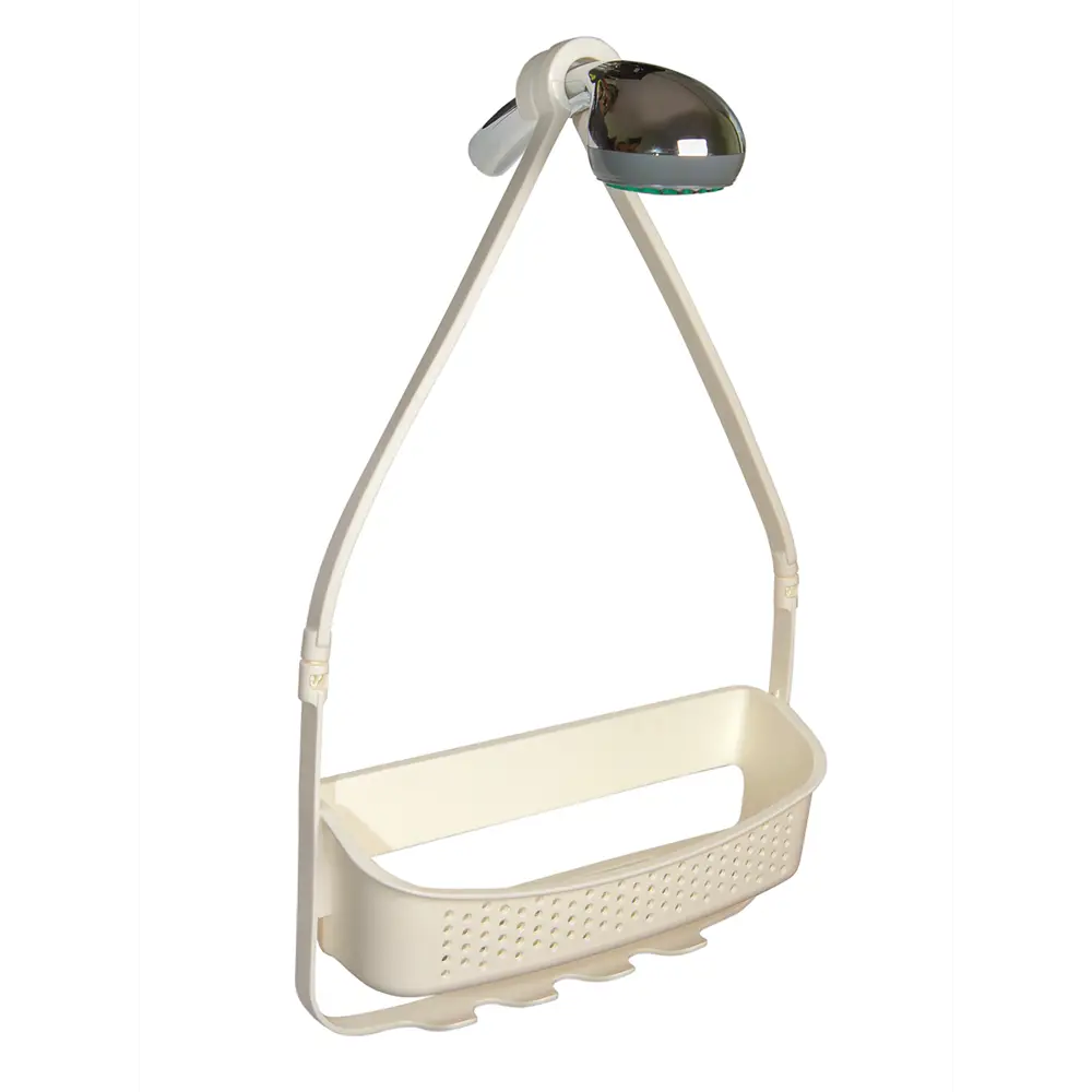 Полка для ванной прямоугольная Raindrops W5682-1 одноярусная 32 см цвет ваниль Полка 1-ая STLM-2125934 - Вид №2