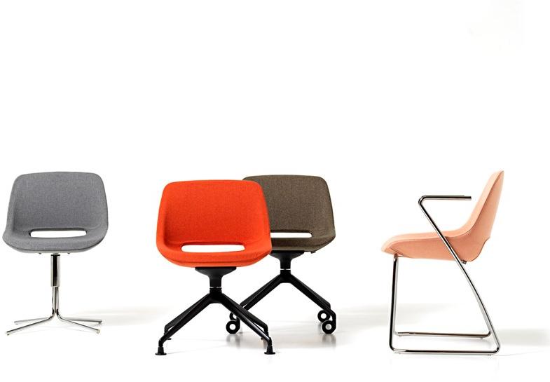 Diemme Тканевый стул на санках с подлокотниками Clea sun-id-1414054 - Вид №3