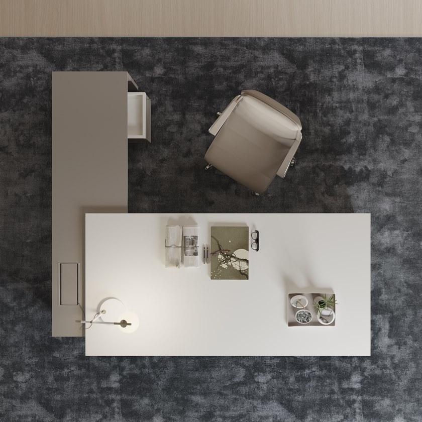 PROF Прямоугольный стол из fenix-ntm® с системой организации кабелей Entry sun-id-1424410 - Вид №11