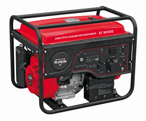 Электрогенератор   бензиновый Elitech БГ 8000Е 9088394