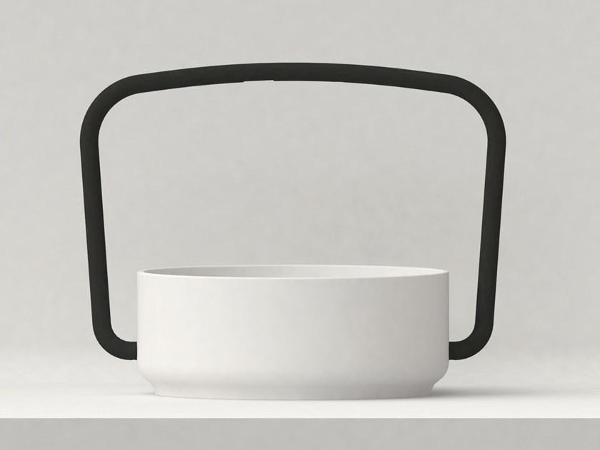 6926-u7-80ma Накладная раковина на столешницу  овальная JUSTIME Chapter - Вид №1